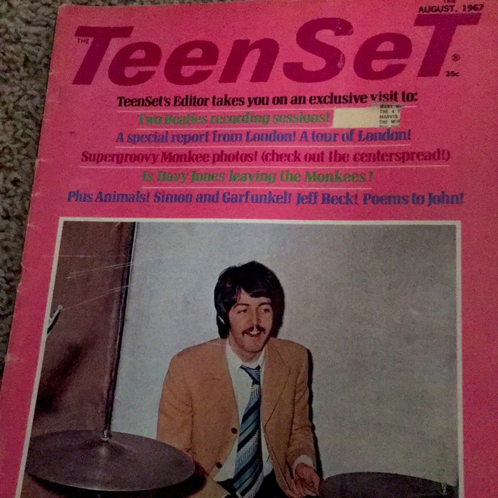 Teenset Beatles magazines memorabilia